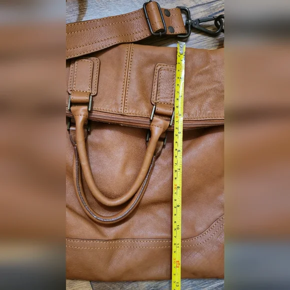 EUC! Maurizio Taiuti Brown Leather Bag - Picture 10 of 13